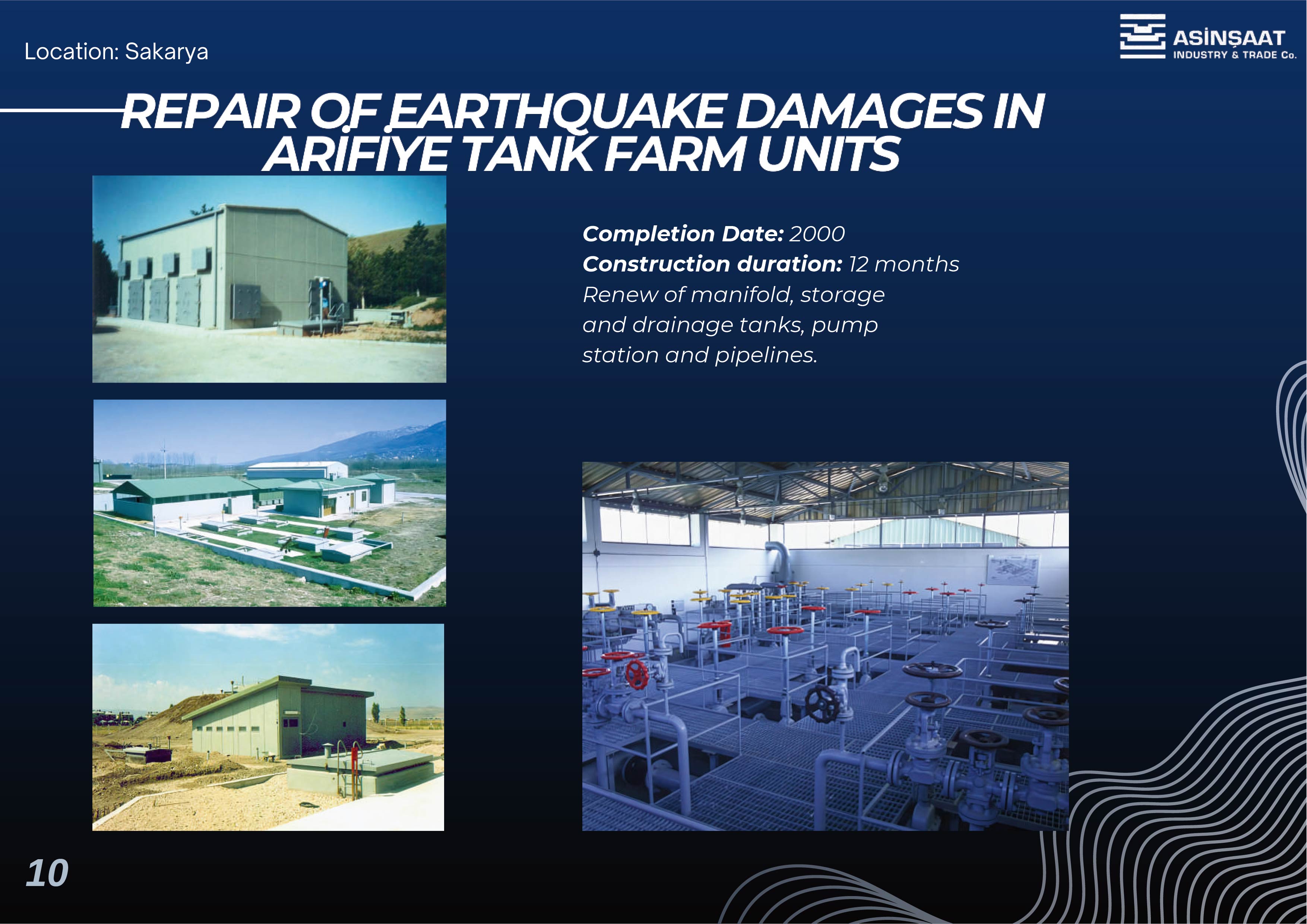 Arifiye Fuel Tank Farm Facilities Renovation