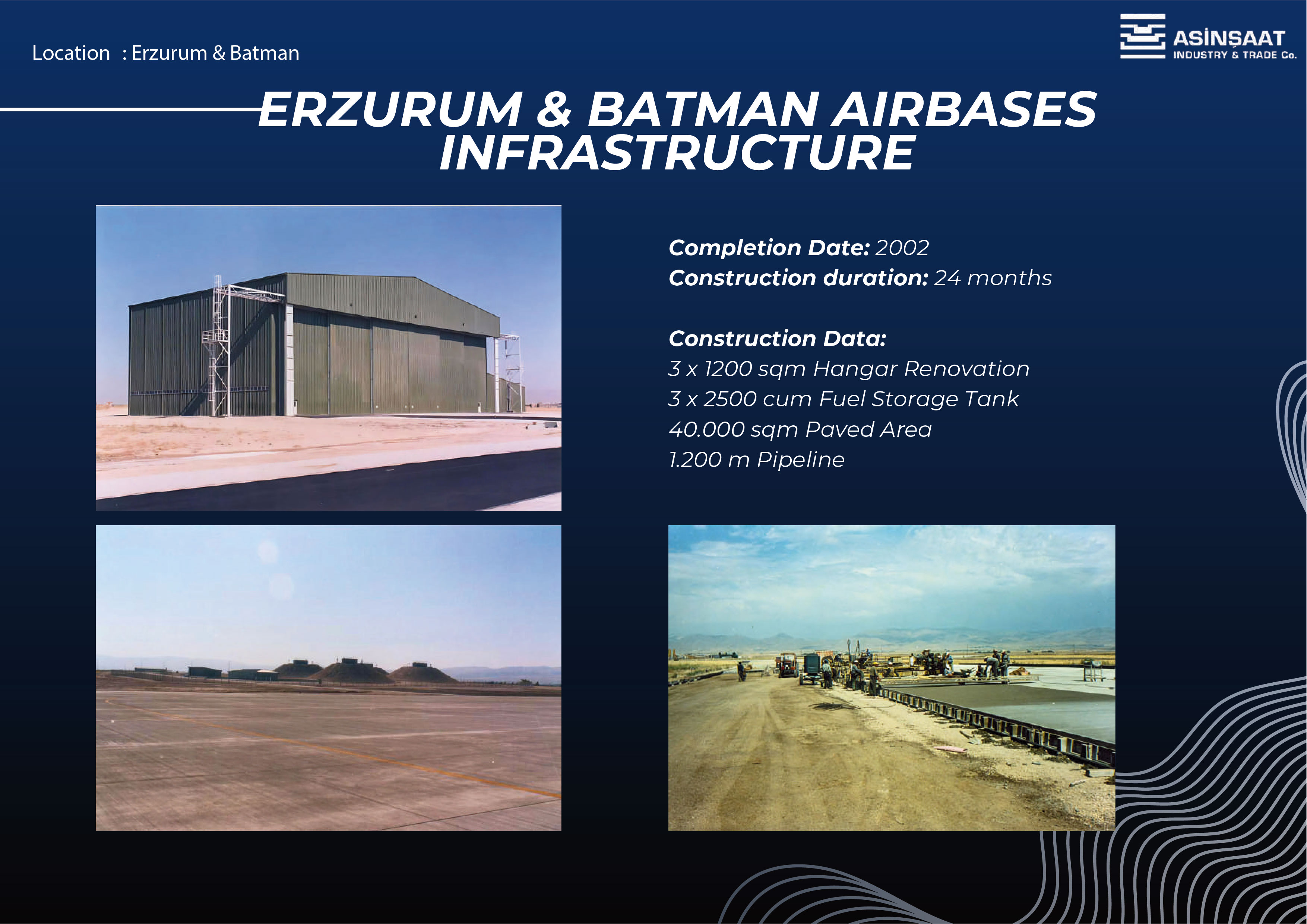 Erzurum - Batman Hava Üssü Altyapı Tesisi